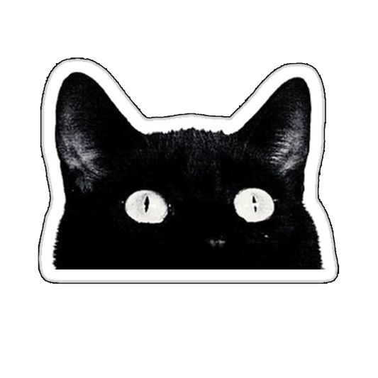 Sticker pisica  neagra