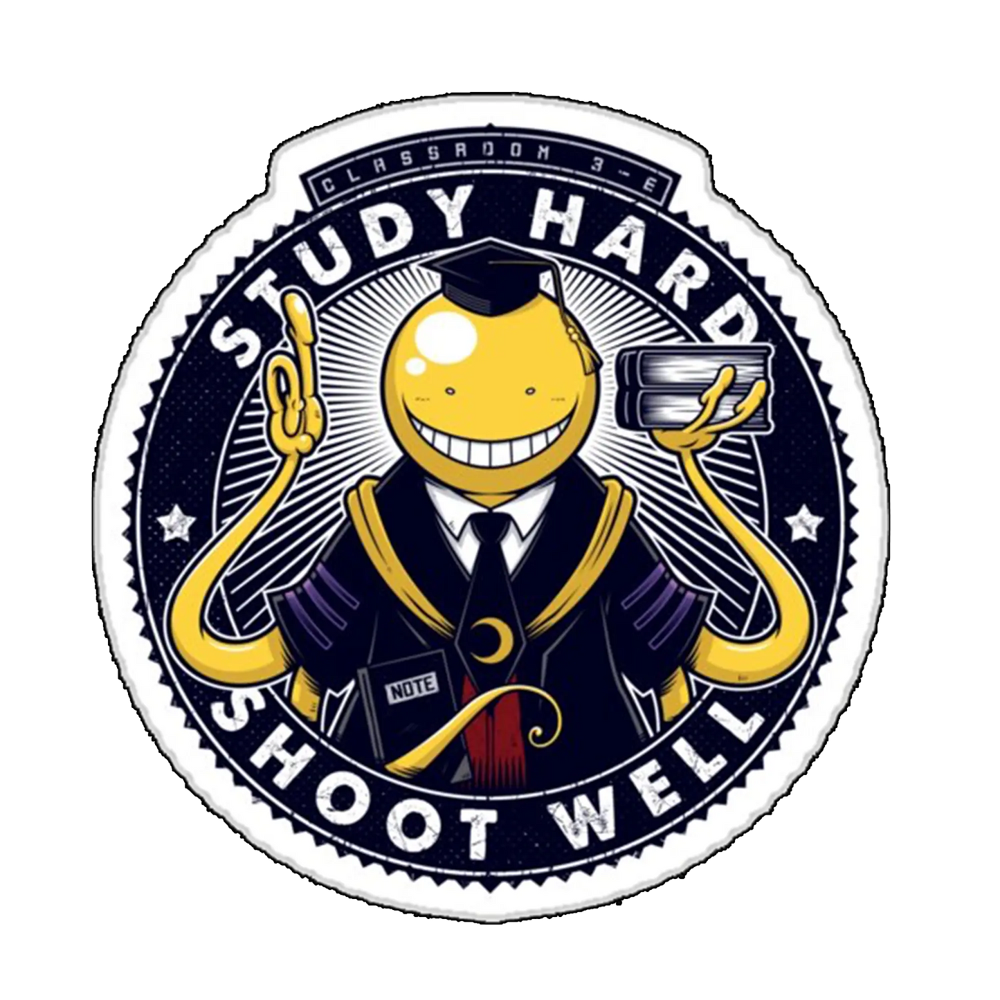 Sticker study hard