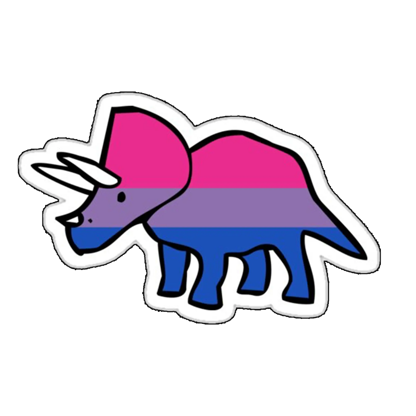 Sticker triceratops