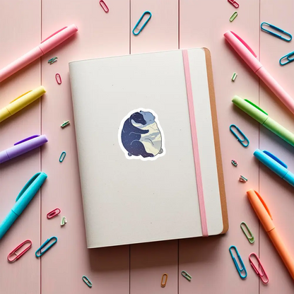 Sticker ursi zi si noapte