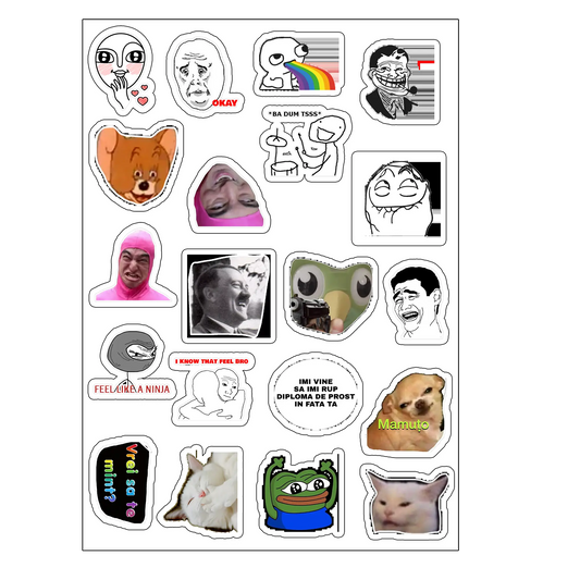 pachet 3 stickere fun