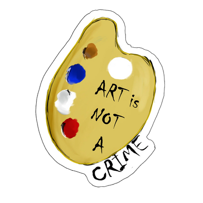 sticker ART isnt a CRIME