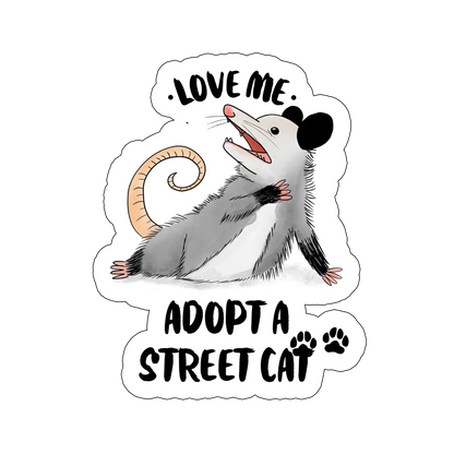 sticker Adopt A Cat