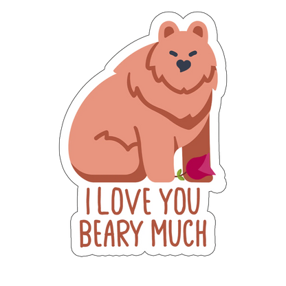 sticker Beary much