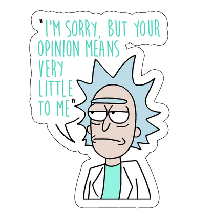sticker Bitchy Rick