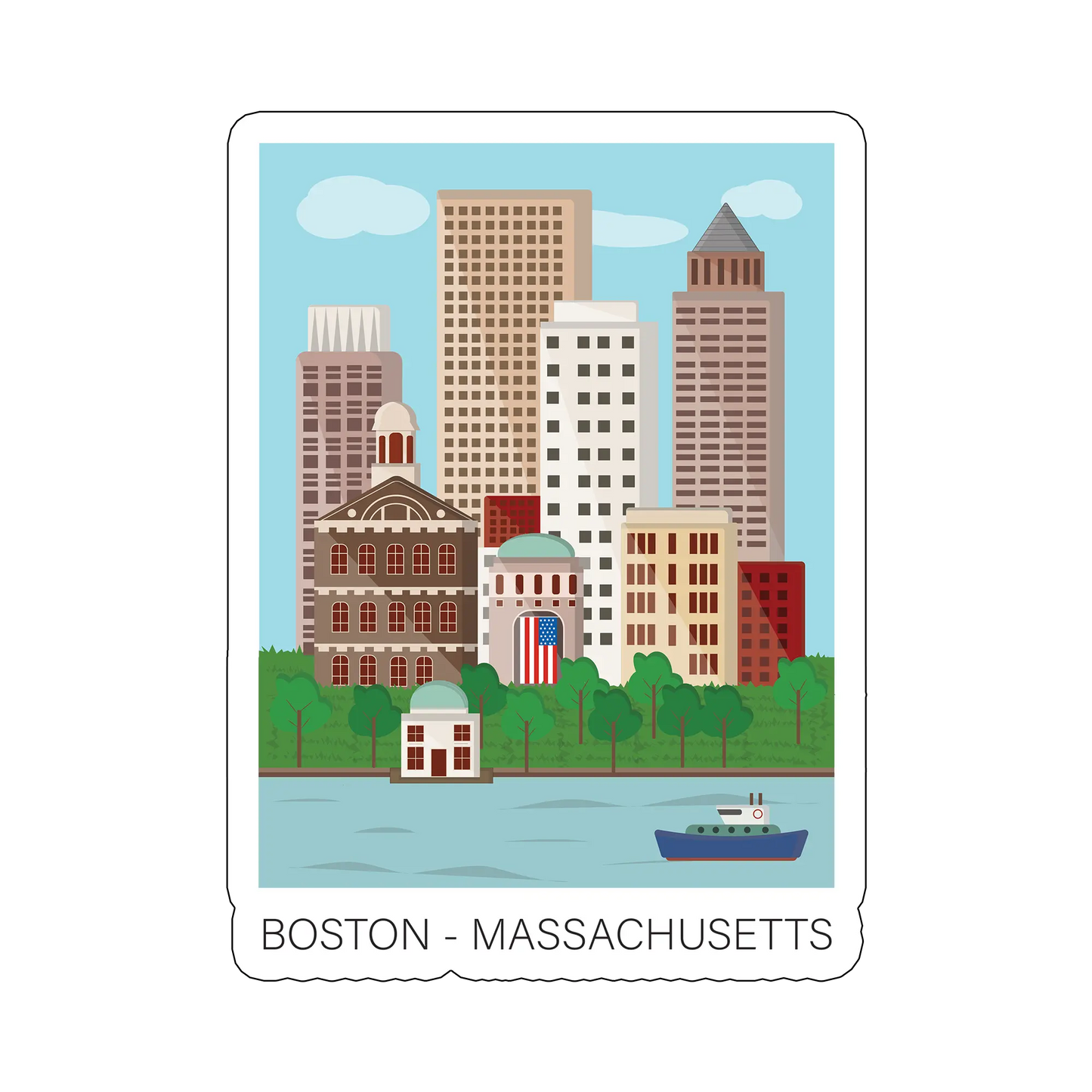 sticker Boston