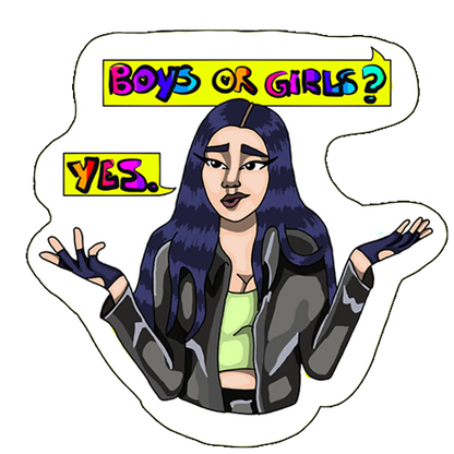 sticker Boys or girls