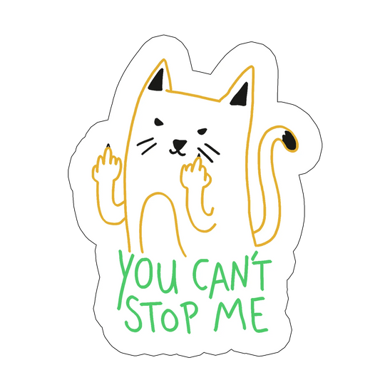 sticker Can't stop me