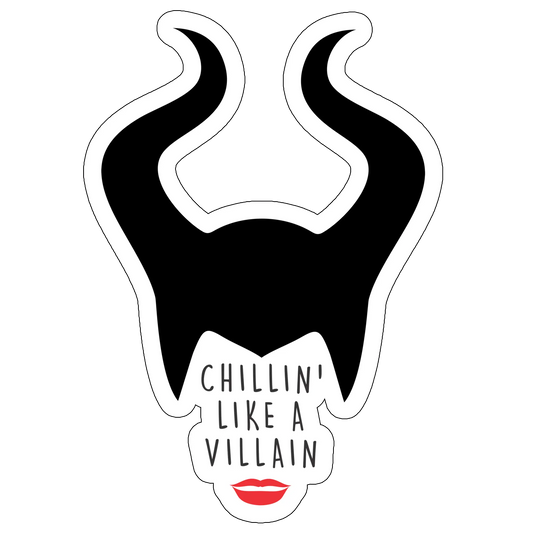 sticker Chillin-cruella