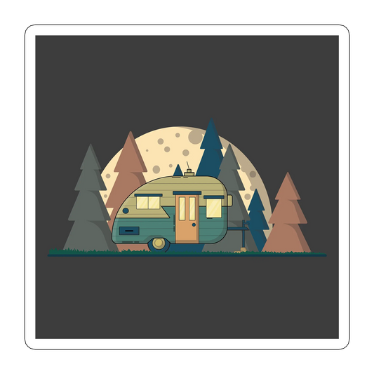 sticker Cozy Camp
