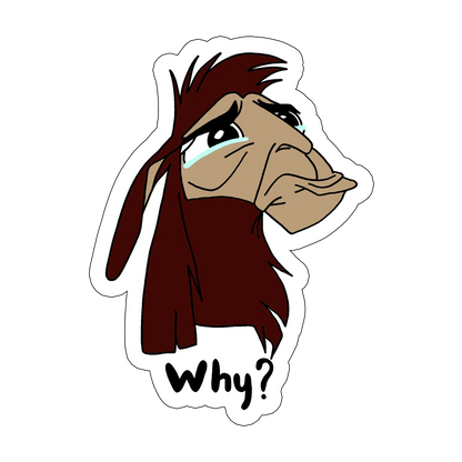 sticker Crying lamma