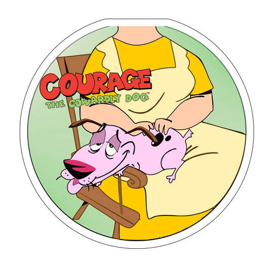 sticker Curaj Caine Fricos