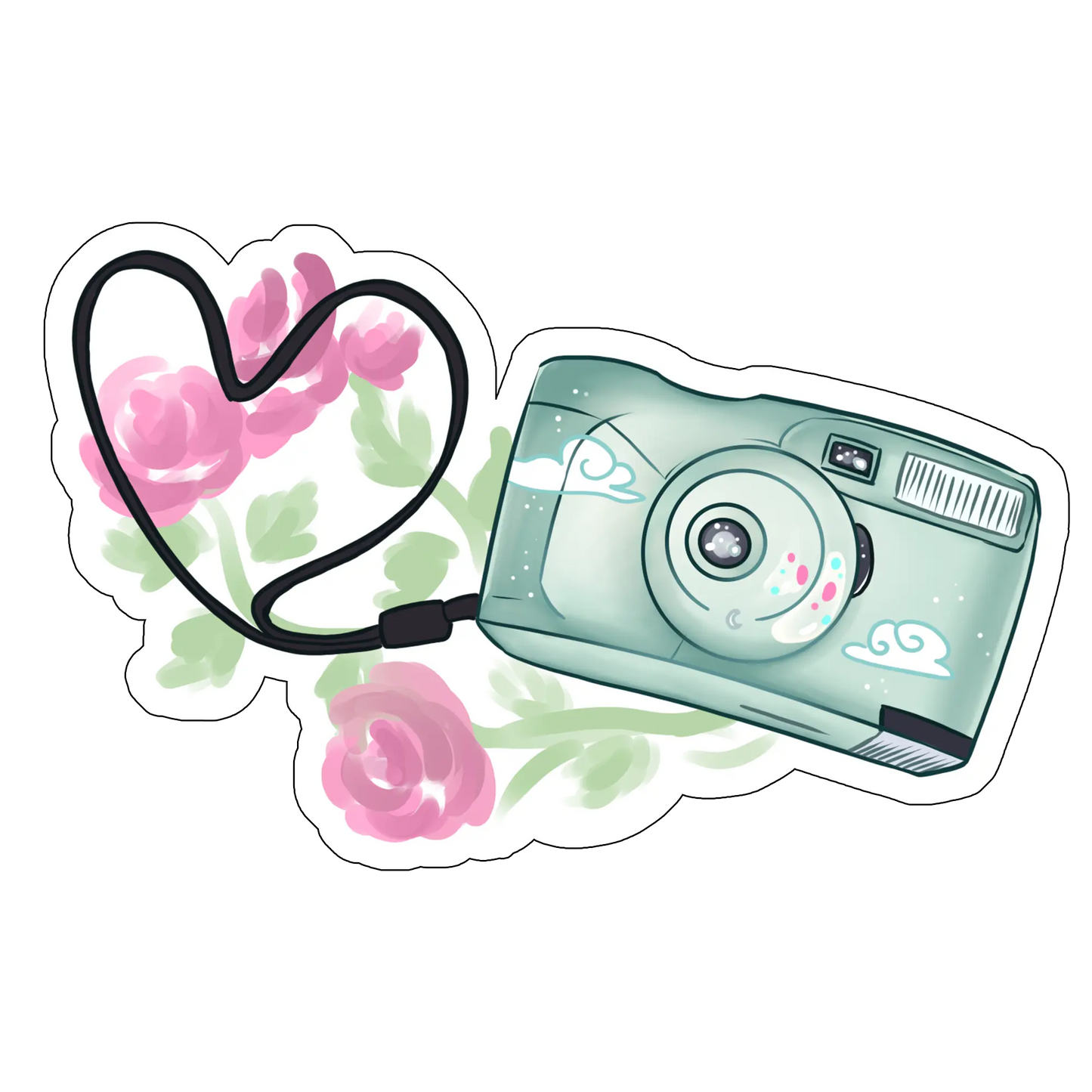 sticker Cute photo camera