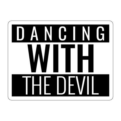 sticker DANCING WITH THE DEVIL