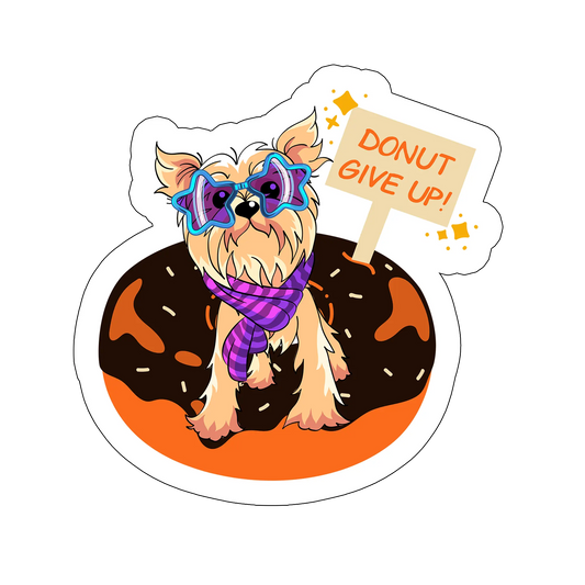 sticker Donnut Worry