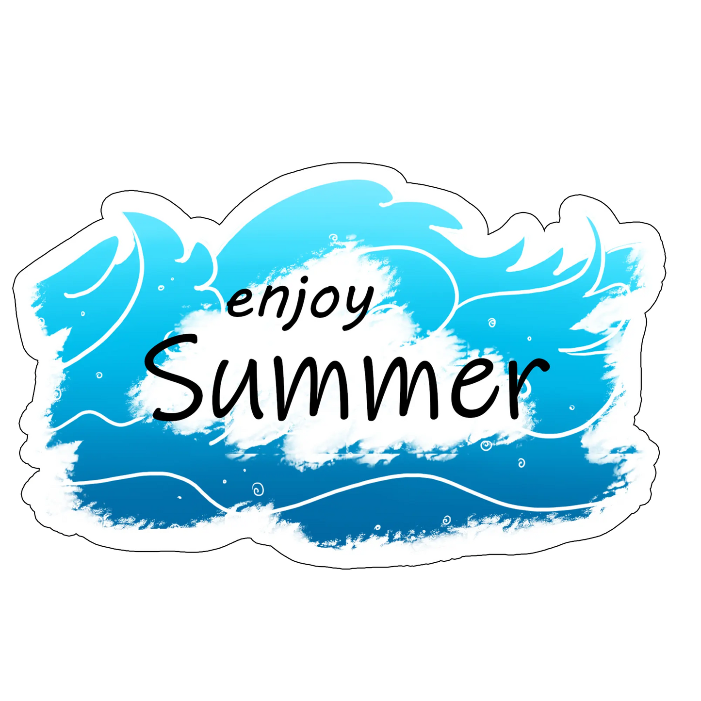 sticker Enjoy summer