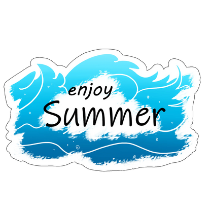 sticker Enjoy summer