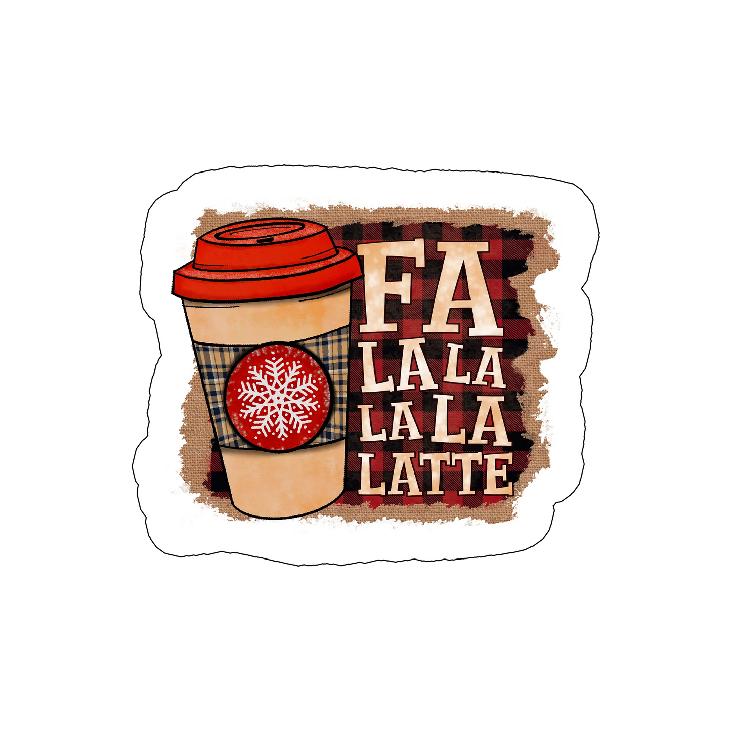 sticker Falalala LATTE