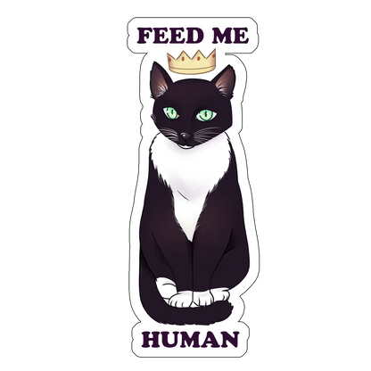 sticker Feed me human