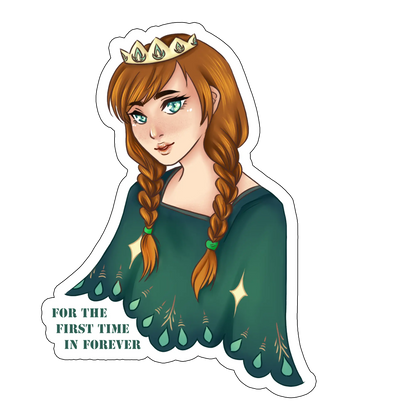 sticker Frozen printesa Anna