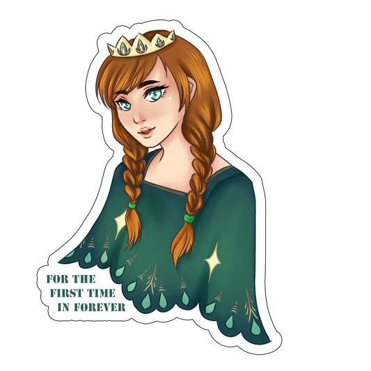 sticker Frozen printesa Anna