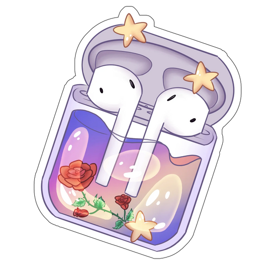sticker Galaxy headphones