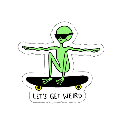 sticker Get weird
