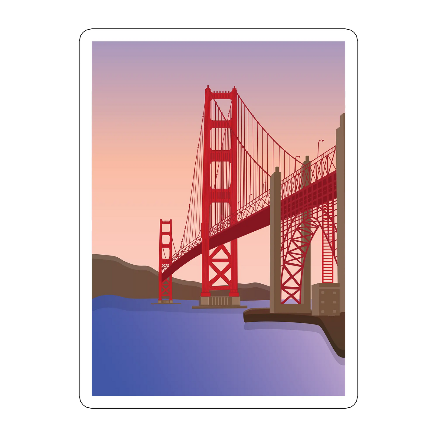 sticker Golden Gate Bridge