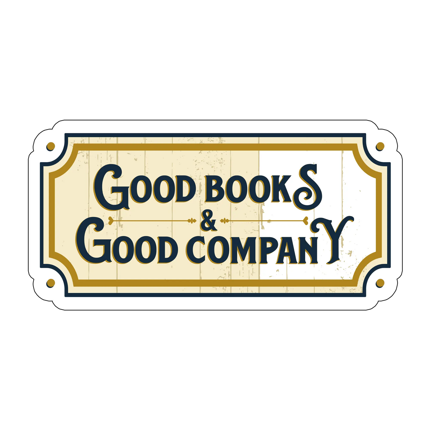sticker Good-Books-and-Good-Company