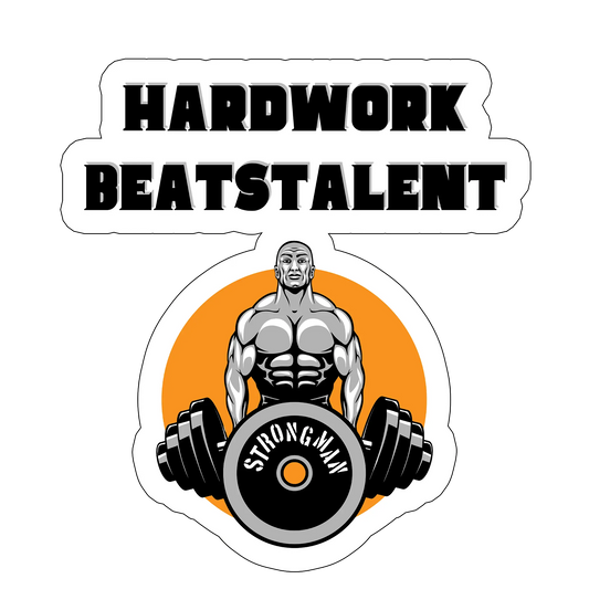 sticker HARDWORK BEATSTALENT