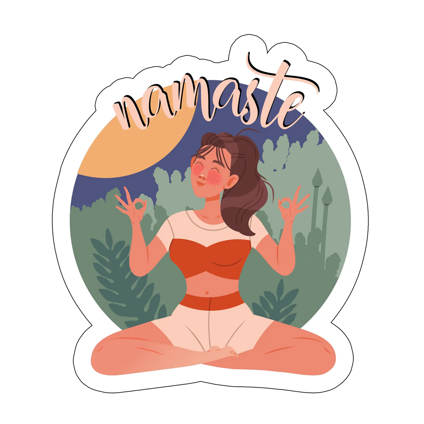 sticker Hatha Yoga