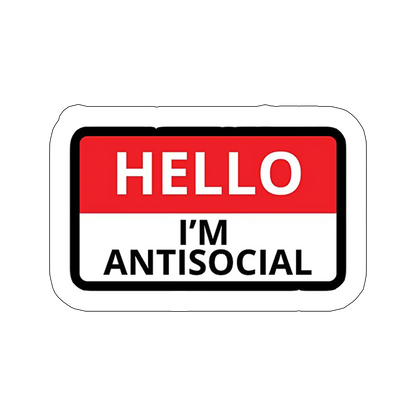 sticker Hello-Im-ANTISOCIAL