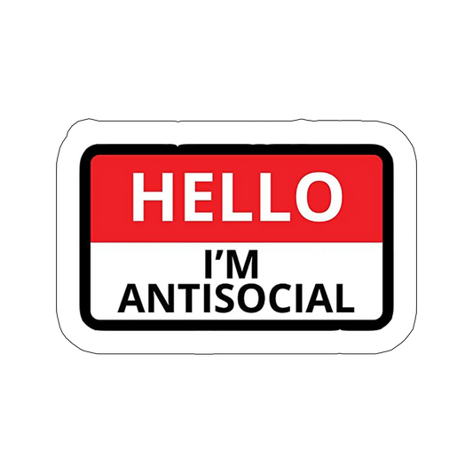sticker Hello-Im-ANTISOCIAL