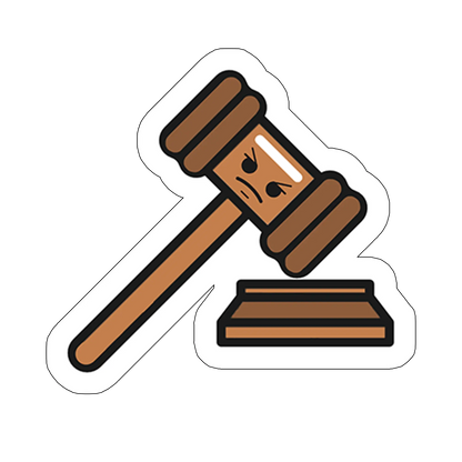 sticker JUSTICE_HAMMER