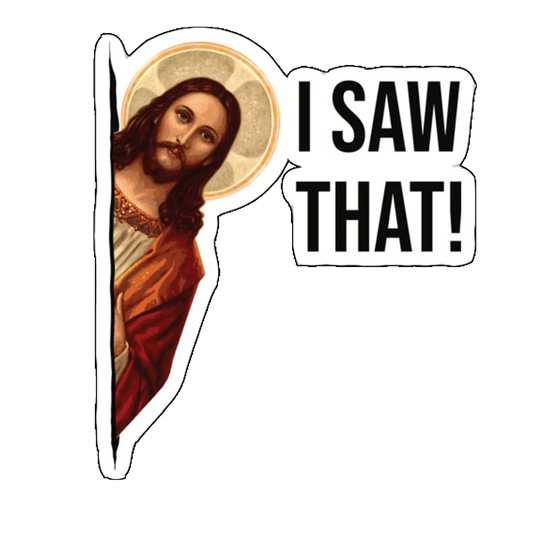sticker Jesus I-saw that