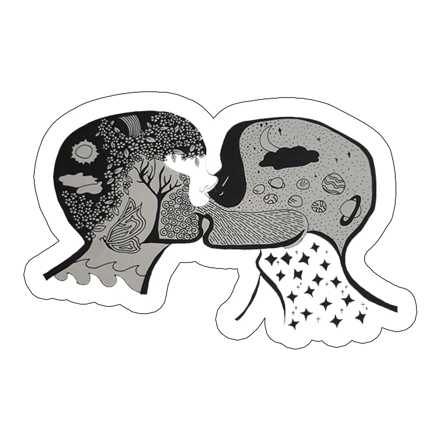 sticker Let me be yours forever