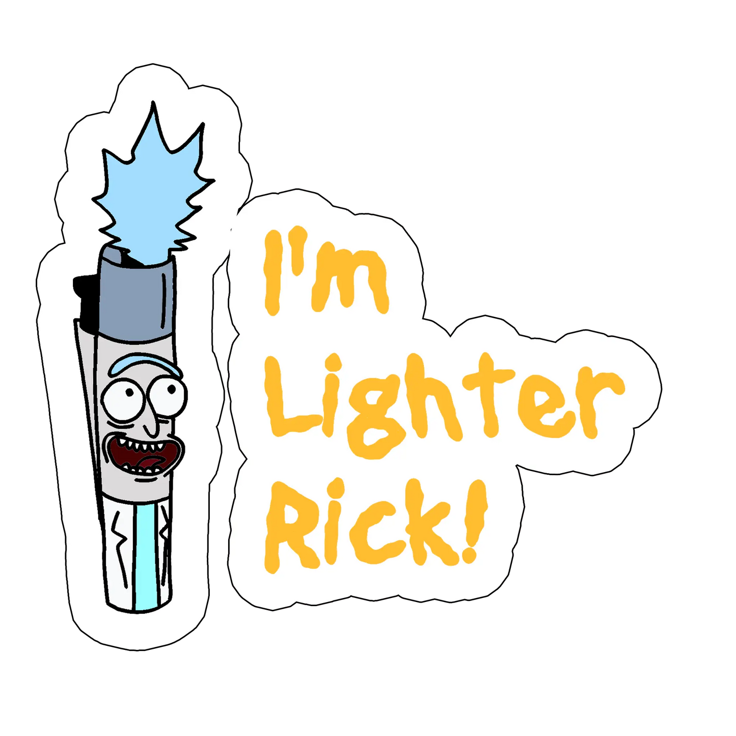 sticker Lighter Rick