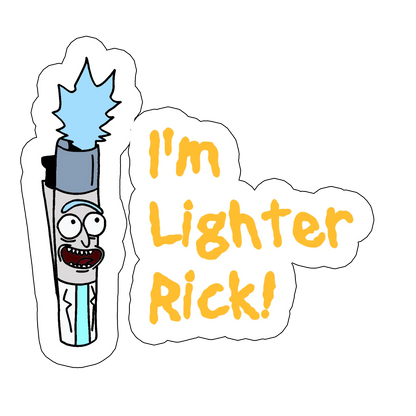 sticker Lighter Rick
