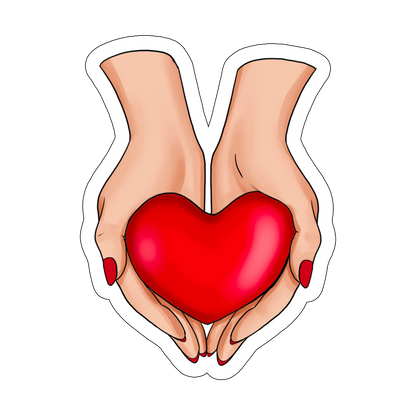 sticker Love-hands