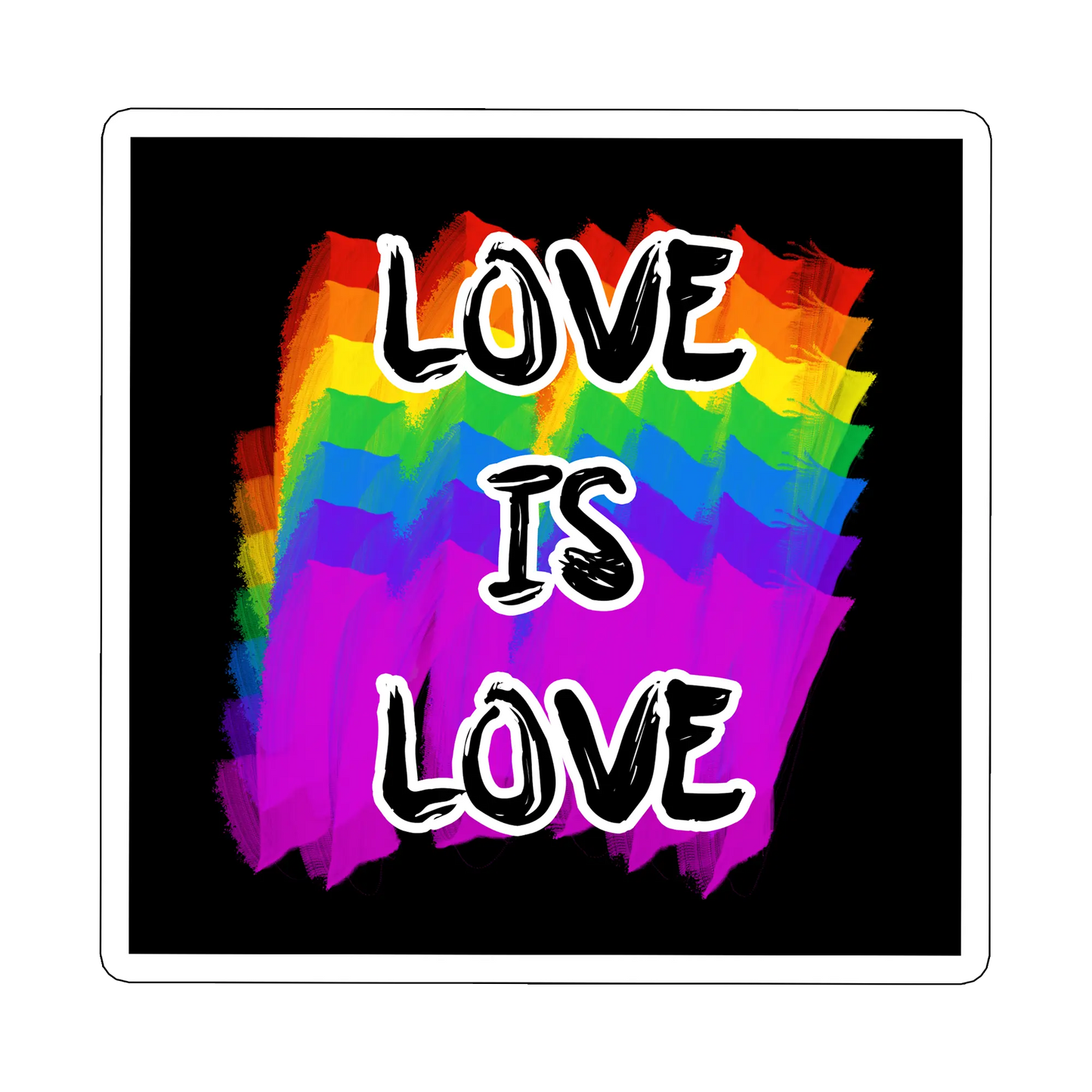 sticker Love is Love