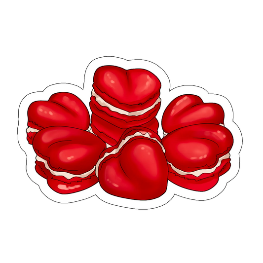 sticker Love-macarons
