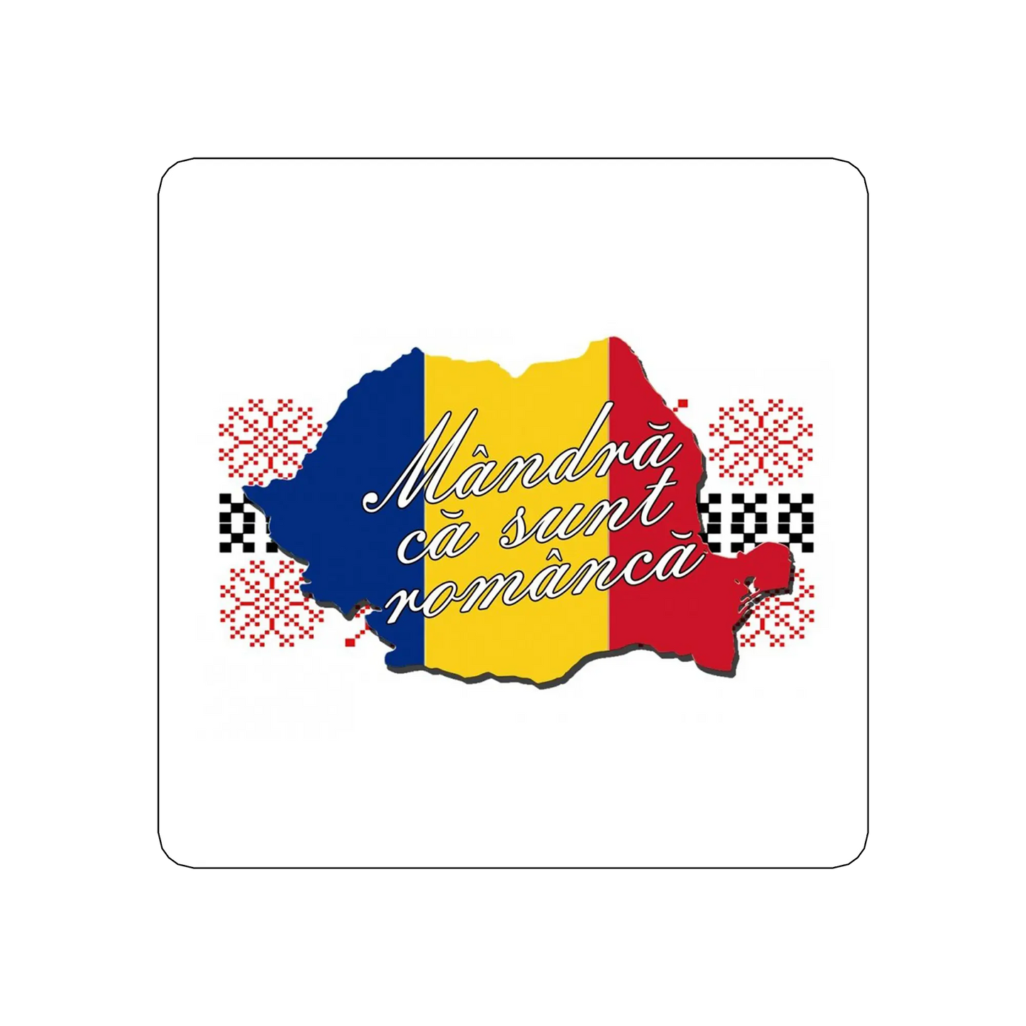 sticker Mandra-ca-sunt-romanca