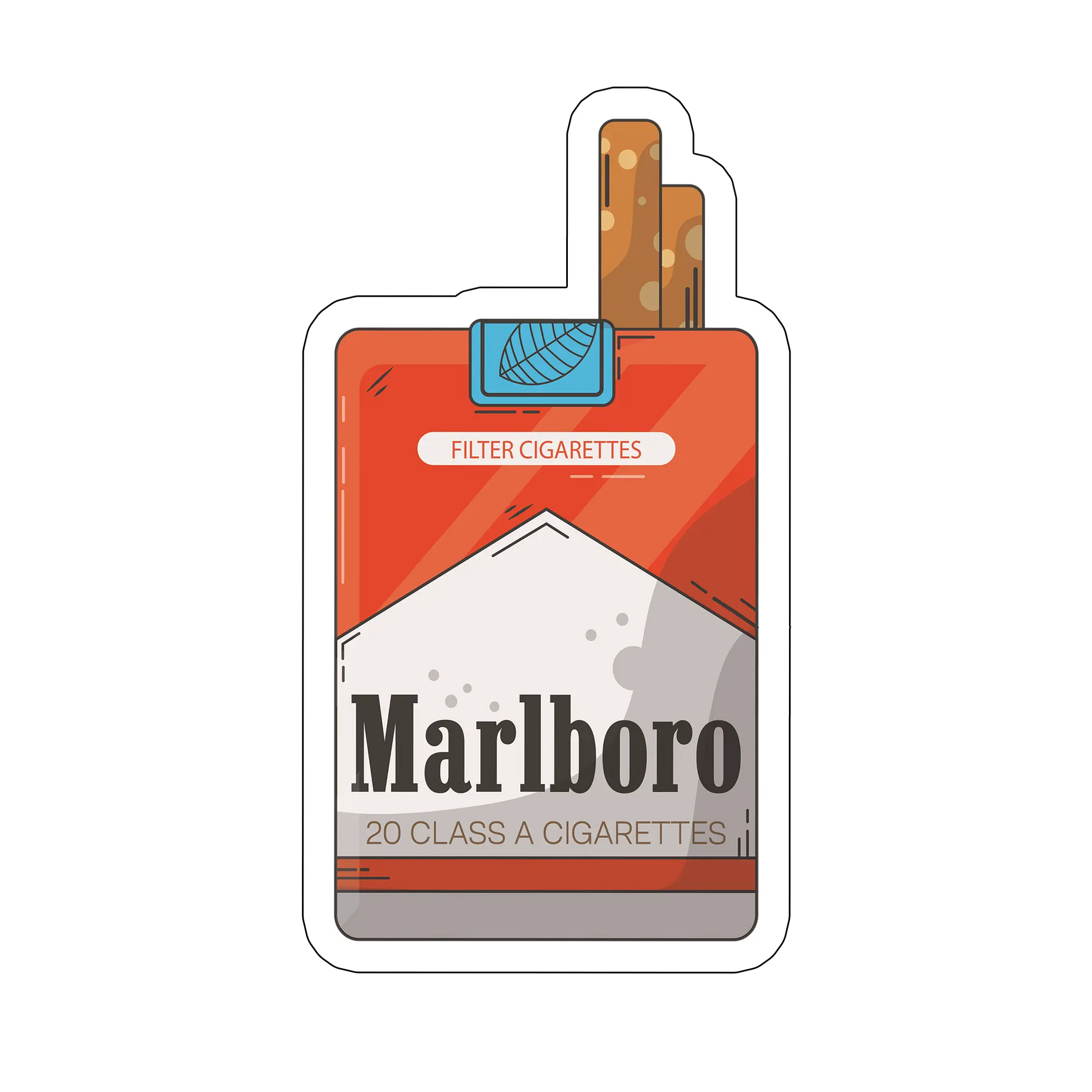Autocollant Vintage Marlboro Monaco 93 – Original Années 80 – Tuning Auto