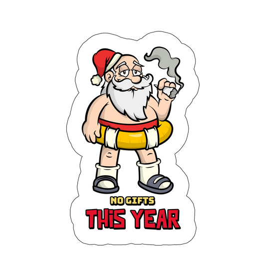 sticker No Gifts This Year
