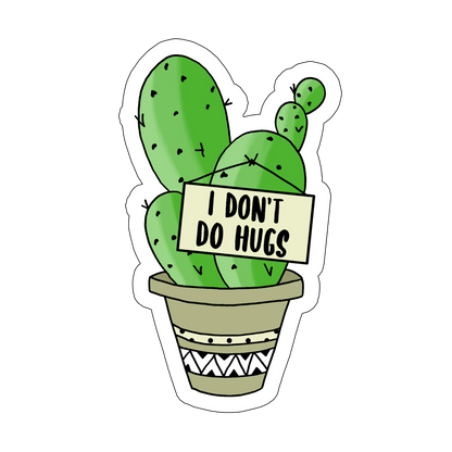 sticker No hugs