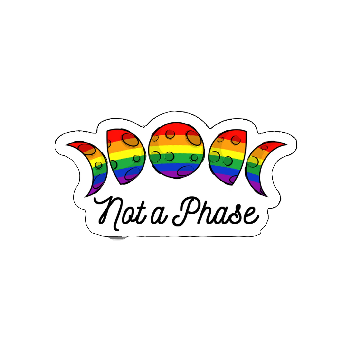 sticker Not-a-phase-rainbow