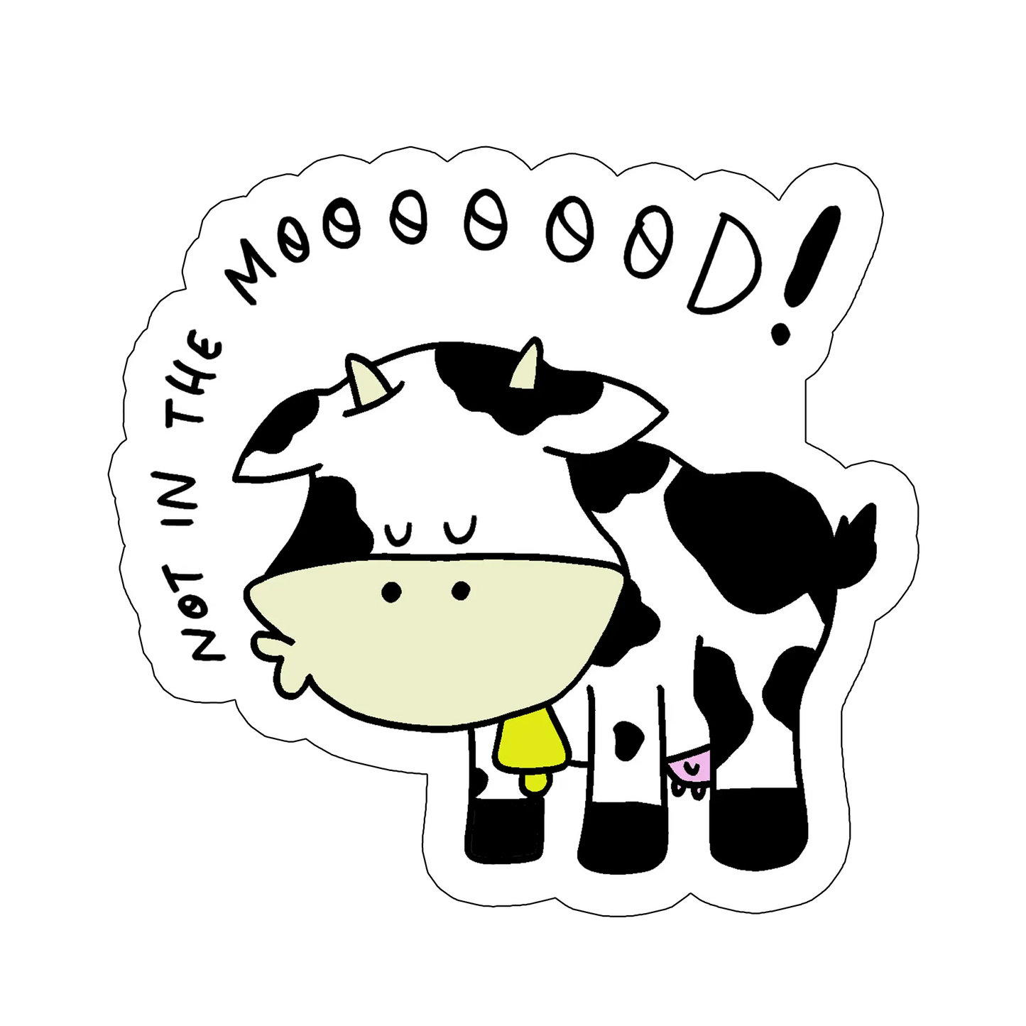 sticker Not in the mood