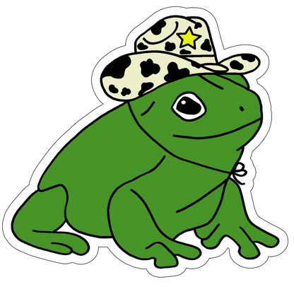 sticker O broască