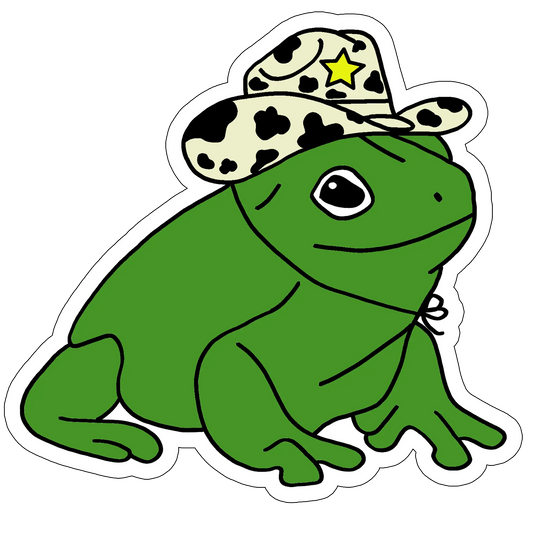 sticker O broască