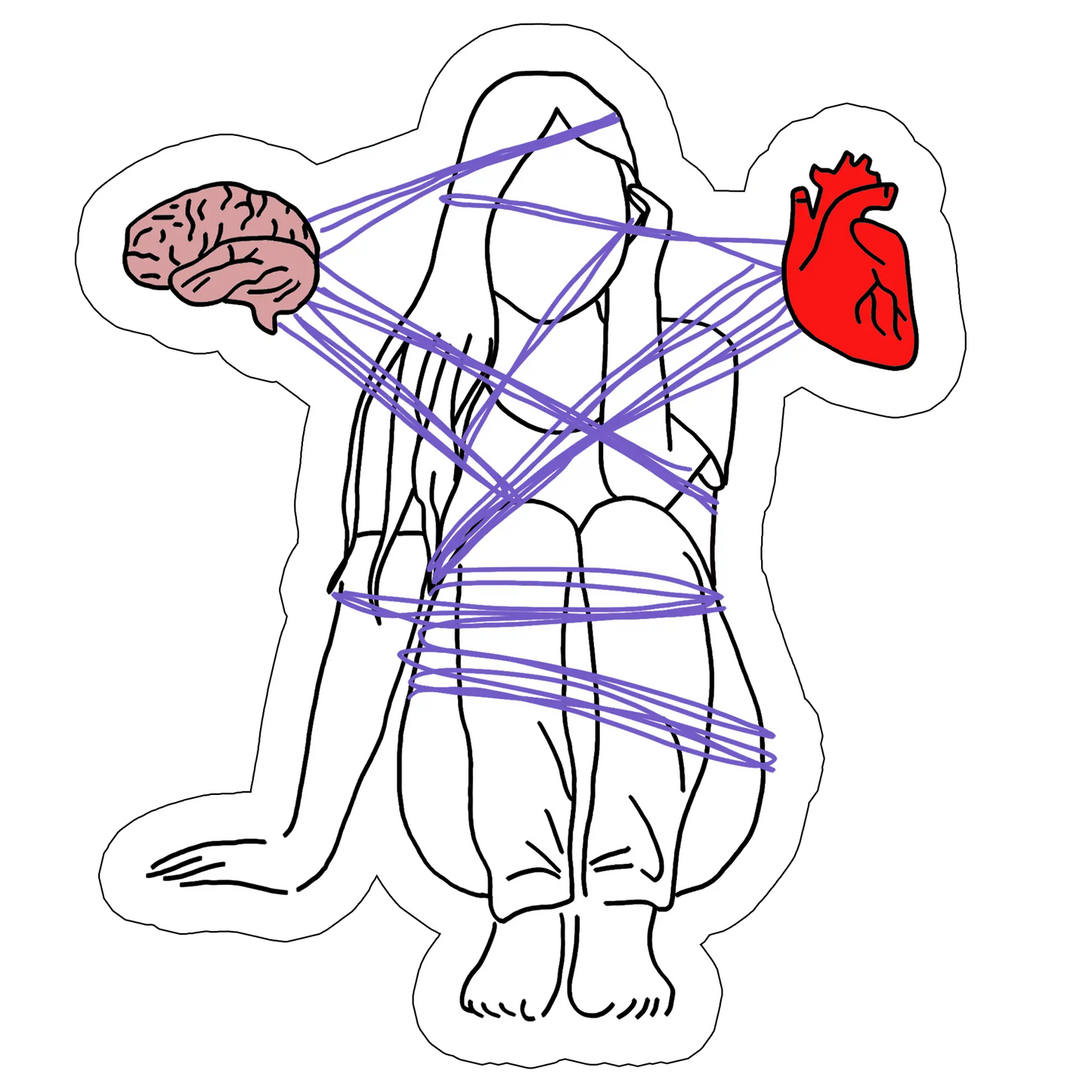 sticker Overthinking